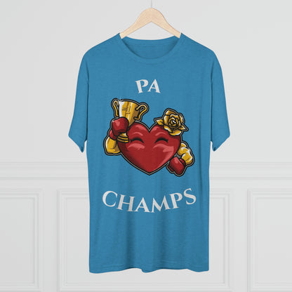 PA CHAMPS (Alternate Logo) - PREMIUM SOFT - Unisex Tri-Blend Crew Tee (Next Level 6010)