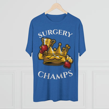 SURGERY CHAMPS (Alternate Logo) - PREMIUM SOFT - Unisex Tri-Blend Crew Tee (Next Level 6010)