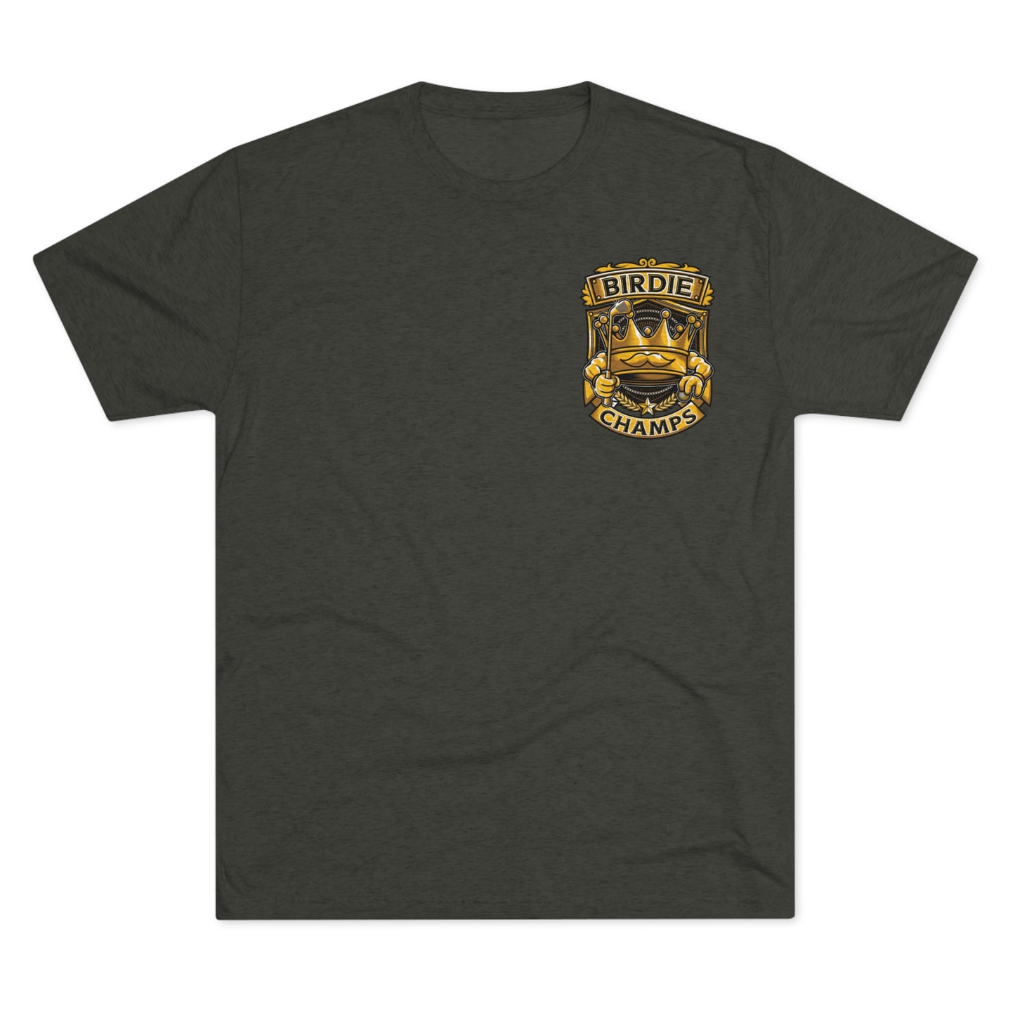 BIRDIE CHAMPS (Small Logo) - PREMIUM SOFT - Unisex Tri-Blend Crew Tee (Next Level 6010)