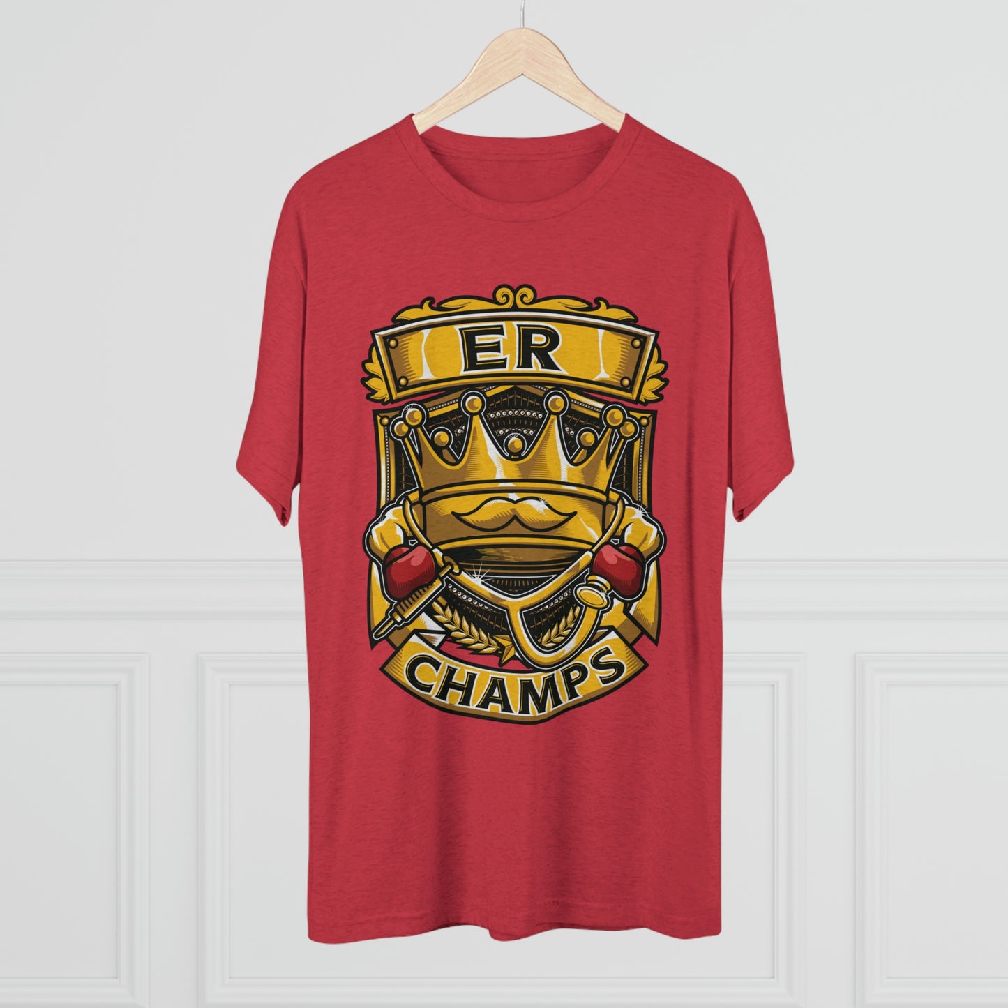 ER CHAMPS - PREMIUM SOFT - Unisex Tri-Blend Crew Tee (Next Level 6010)