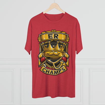 ER CHAMPS - PREMIUM SOFT - Unisex Tri-Blend Crew Tee (Next Level 6010)