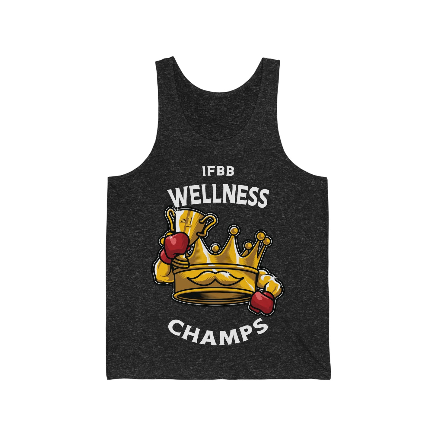 IFBB WELNESS CHAMPS (v2) - PREMIUM SOFT - Unisex Jersey Tank (Bella+Canvas 3480)