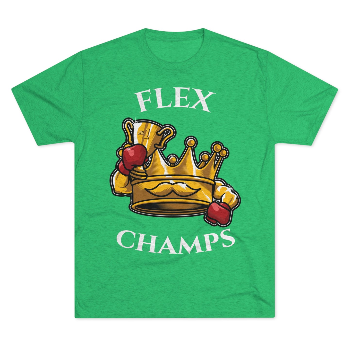 FLEX CHAMPS - PREMIUM SOFT - Unisex Tri-Blend Crew Tee (Next Level 6010)