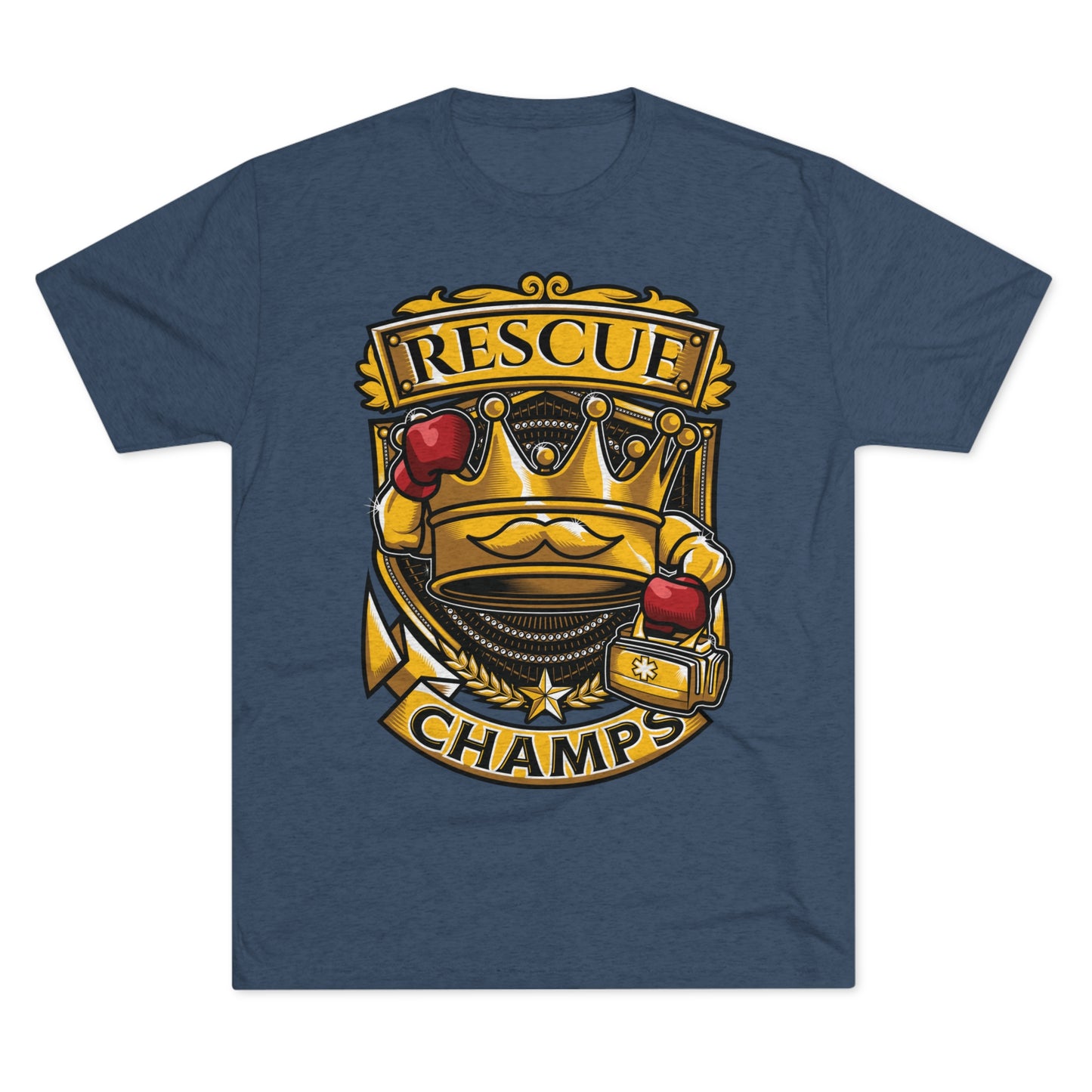 RESCUE CHAMPS  - PREMIUM SOFT - Unisex Tri-Blend Crew Tee (Next Level 6010)