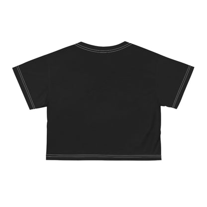 LIFT CHAMPS (Black) - Crop Tee (AOP)