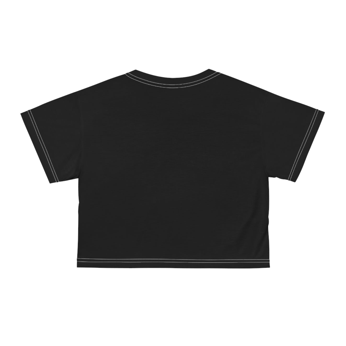 SQUAT CHAMPS (Small Logo Black) - Crop Tee (AOP)