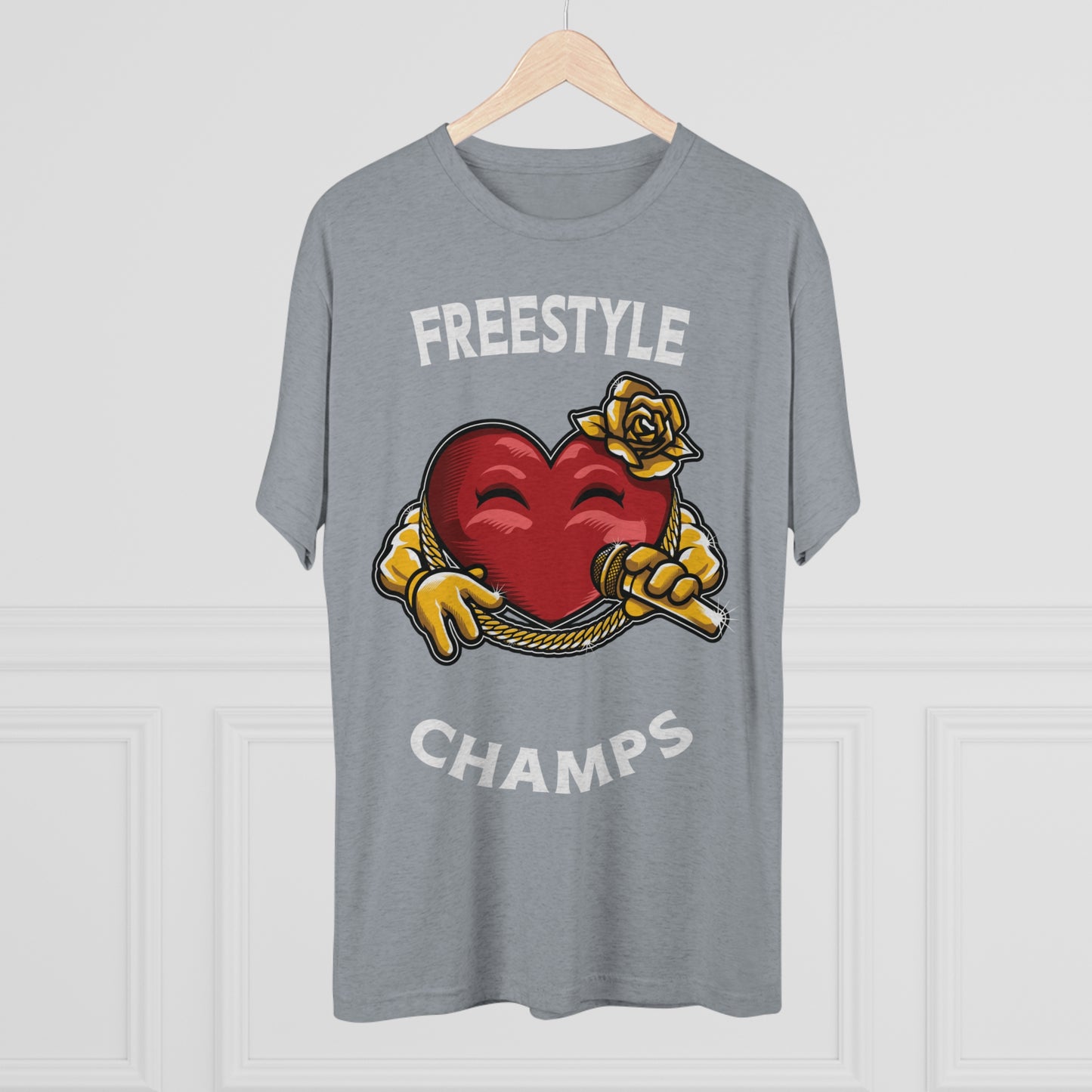 FREESTYLE CHAMPS  - PREMIUM SOFT - Unisex Tri-Blend Crew Tee (Next Level 6010)
