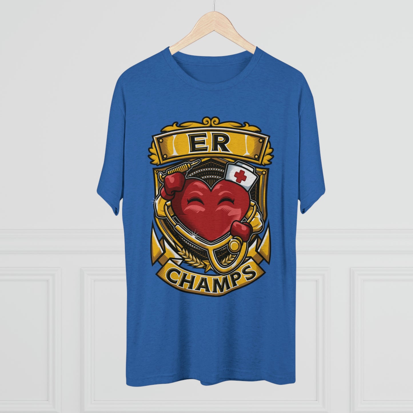 ER CHAMPS - PREMIUM SOFT - Unisex Tri-Blend Crew Tee (Next Level 6010)