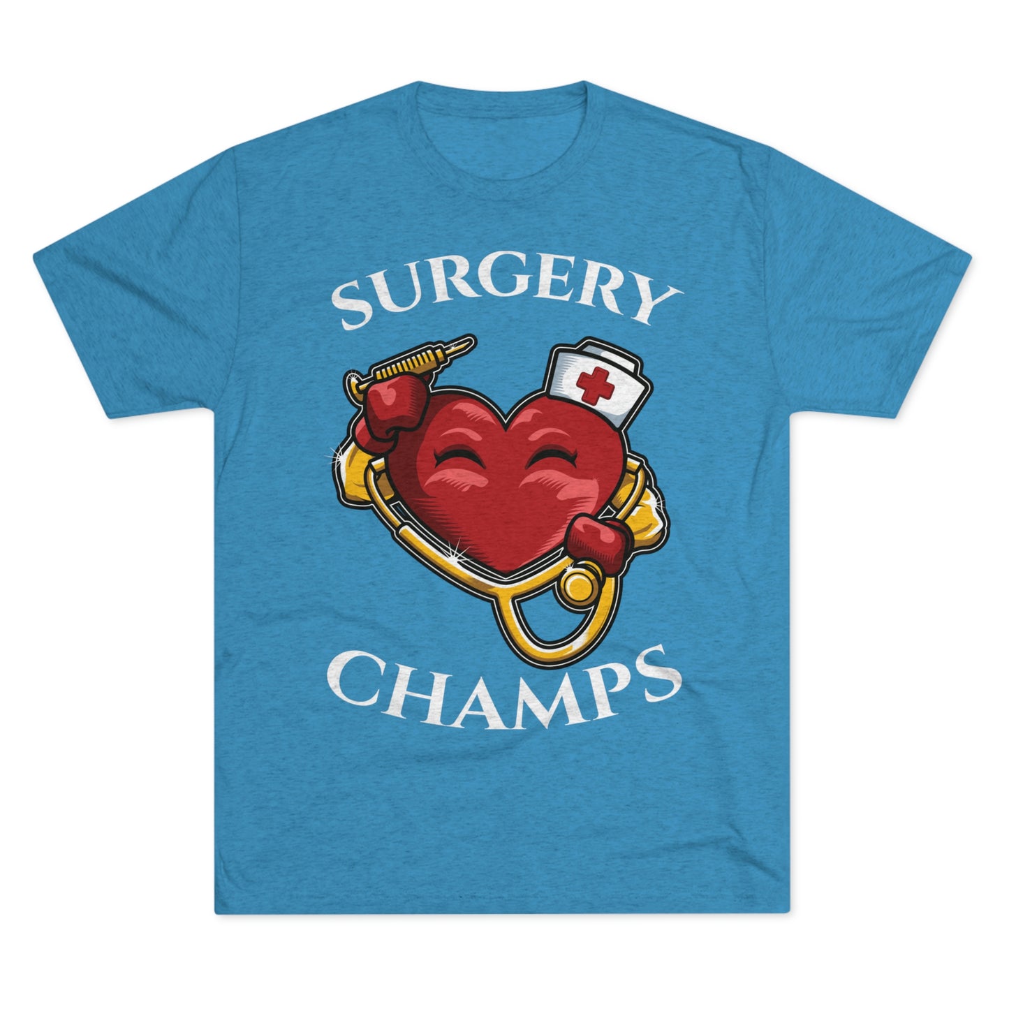 SURGERY CHAMPS - PREMIUM SOFT - Unisex Tri-Blend Crew Tee (Next Level 6010)