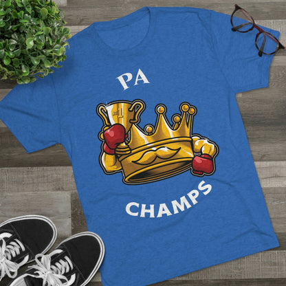 PA CHAMPS (Alternate Logo) - PREMIUM SOFT - Unisex Tri-Blend Crew Tee (Next Level 6010)