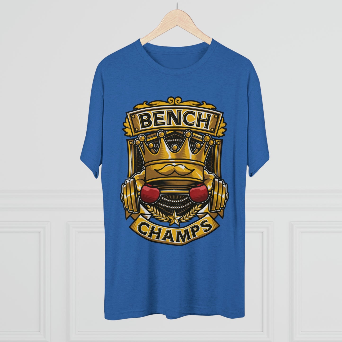 BENCH CHAMPS - PREMIUM SOFT - Unisex Tri-Blend Crew Tee (Next Level 6010)