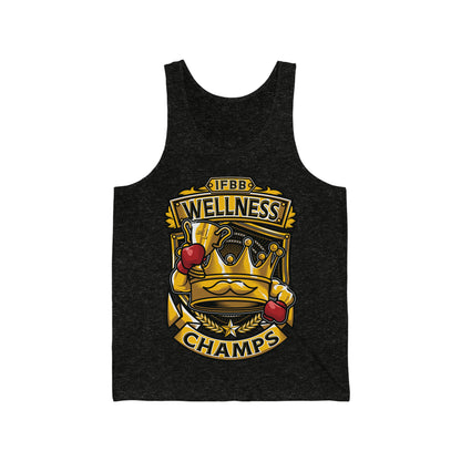 IFBB WELNESS CHAMPS - PREMIUM SOFT - Unisex Jersey Tank (Bella+Canvas 3480)