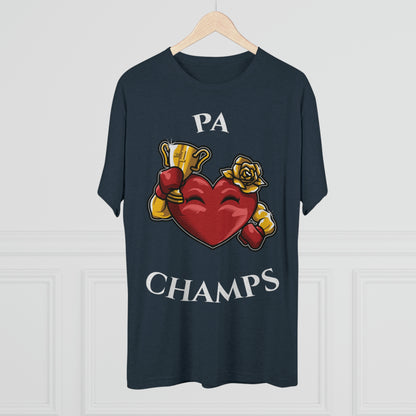 PA CHAMPS (Alternate Logo) - PREMIUM SOFT - Unisex Tri-Blend Crew Tee (Next Level 6010)