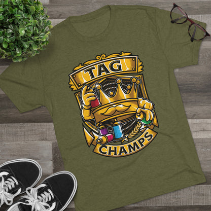 TAG CHAMPS  - PREMIUM SOFT - Unisex Tri-Blend Crew Tee (Next Level 6010)