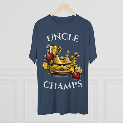 UNCLE CHAMPS  - PREMIUM SOFT - Unisex Tri-Blend Crew Tee (Next Level 6010)