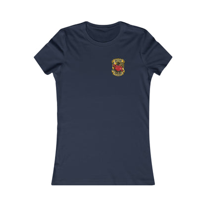 Mom Champs! (Small Front Logo) - Women's Favorite Tee (Bella+Canvas)