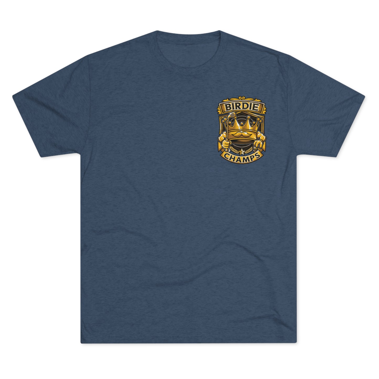 BIRDIE CHAMPS (Small Logo) - PREMIUM SOFT - Unisex Tri-Blend Crew Tee (Next Level 6010)