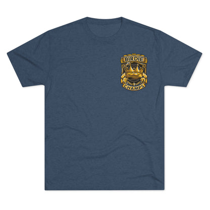 BIRDIE CHAMPS (Small Logo) - PREMIUM SOFT - Unisex Tri-Blend Crew Tee (Next Level 6010)