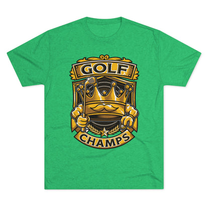 GOLF CHAMPS  - PREMIUM SOFT - Unisex Tri-Blend Crew Tee (Next Level 6010)