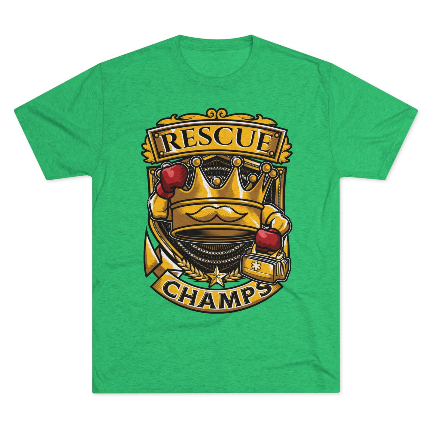 RESCUE CHAMPS  - PREMIUM SOFT - Unisex Tri-Blend Crew Tee (Next Level 6010)