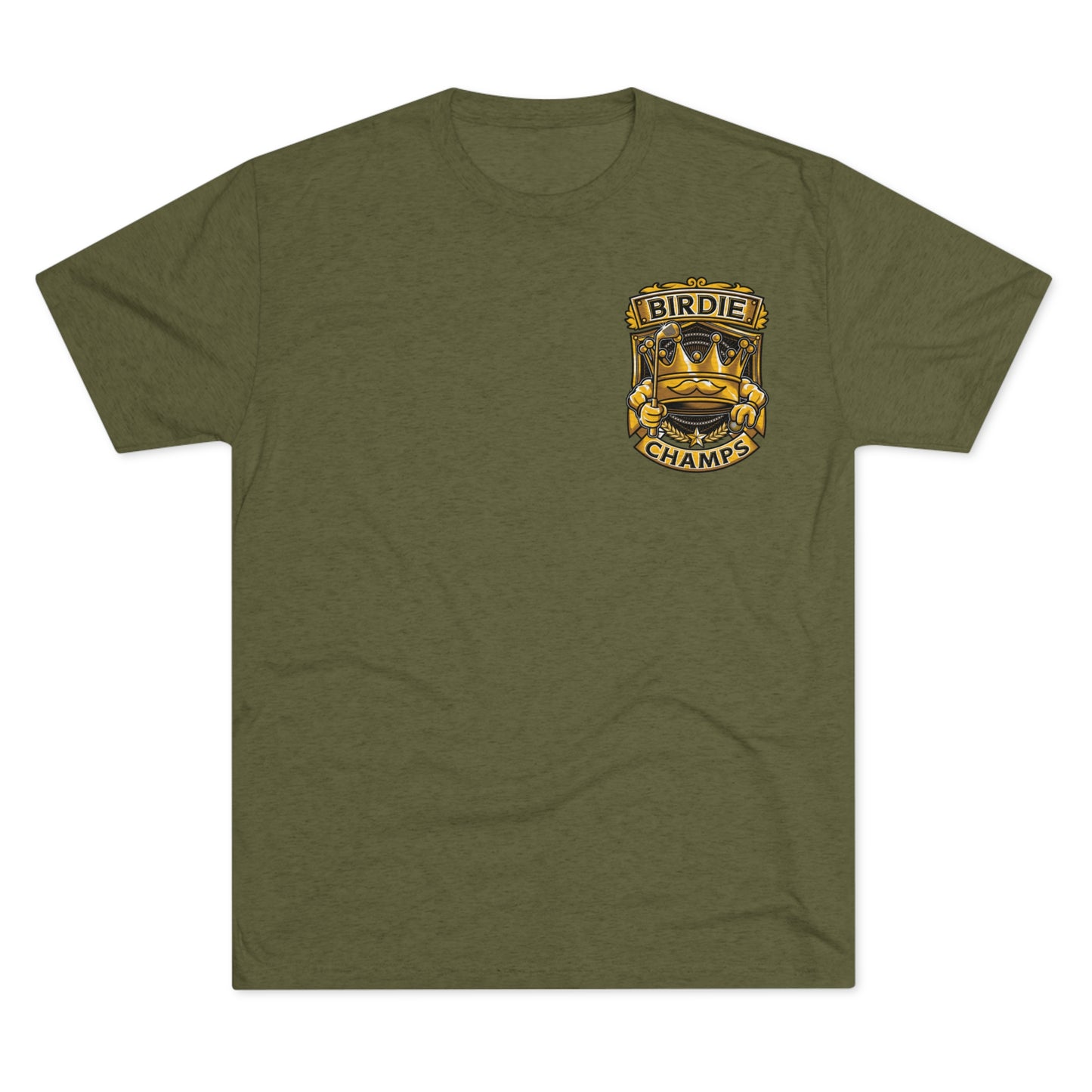 BIRDIE CHAMPS (Small Logo) - PREMIUM SOFT - Unisex Tri-Blend Crew Tee (Next Level 6010)