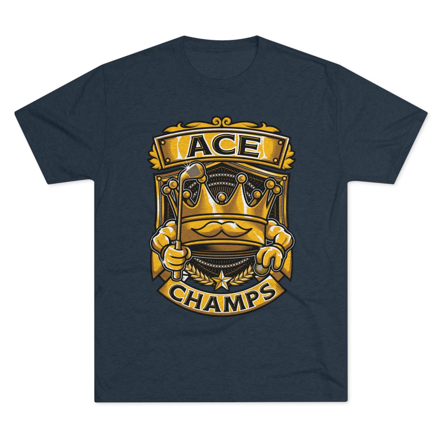 ACE CHAMPS  - PREMIUM SOFT - Unisex Tri-Blend Crew Tee (Next Level 6010)
