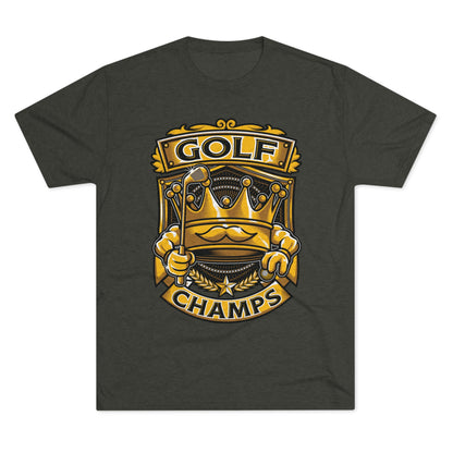 GOLF CHAMPS  - PREMIUM SOFT - Unisex Tri-Blend Crew Tee (Next Level 6010)