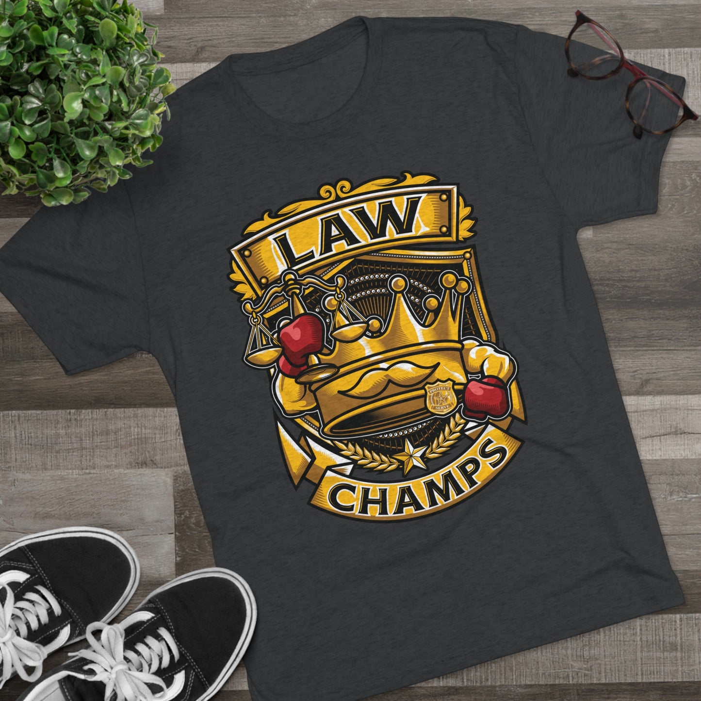 LAW CHAMPS  - PREMIUM SOFT - Unisex Tri-Blend Crew Tee (Next Level 6010)