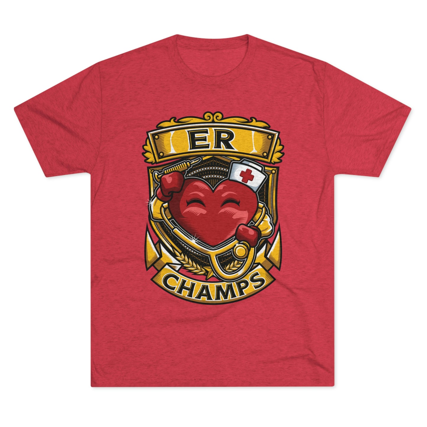 ER CHAMPS - PREMIUM SOFT - Unisex Tri-Blend Crew Tee (Next Level 6010)