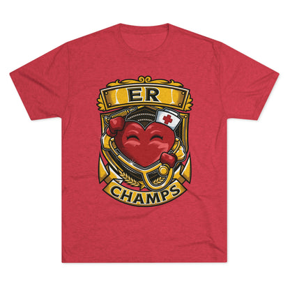 ER CHAMPS - PREMIUM SOFT - Unisex Tri-Blend Crew Tee (Next Level 6010)