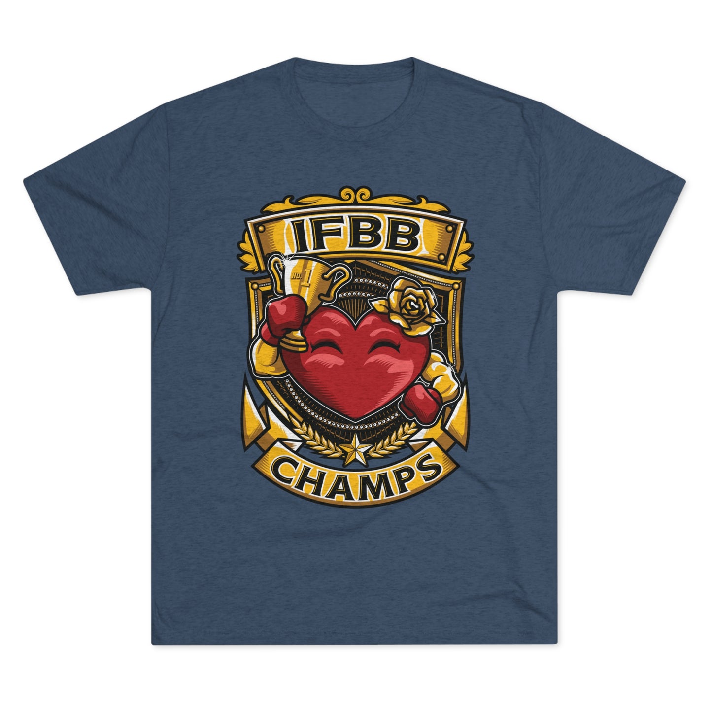 IFBB CHAMPS  - PREMIUM SOFT - Unisex Tri-Blend Crew Tee (Next Level 6010)