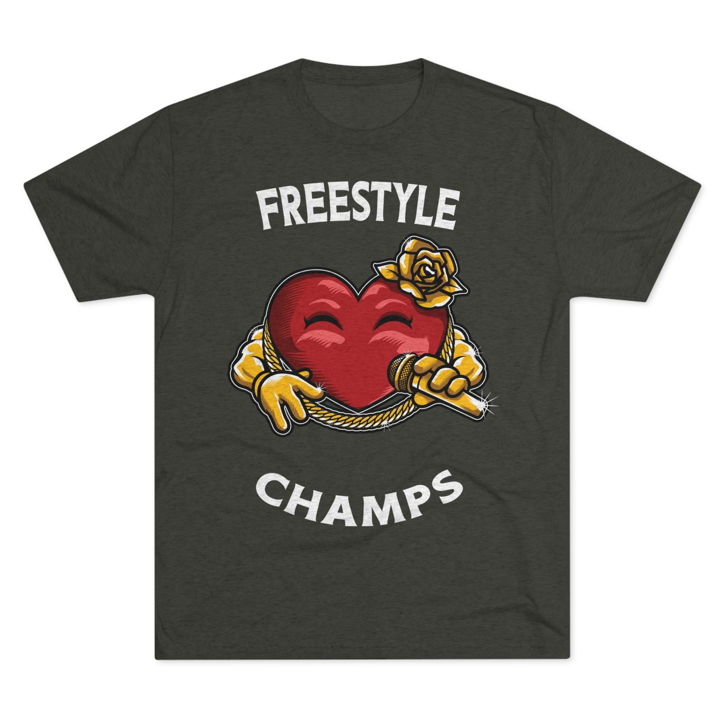 FREESTYLE CHAMPS  - PREMIUM SOFT - Unisex Tri-Blend Crew Tee (Next Level 6010)