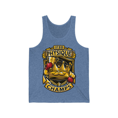 IFBB PHYSIQUE CHAMPS - PREMIUM SOFT - Unisex Jersey Tank (Bella+Canvas 3480)