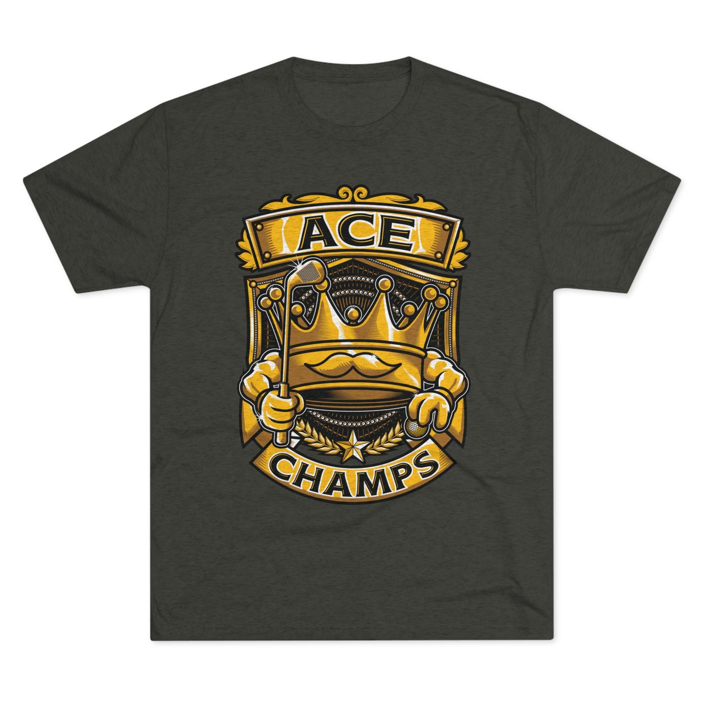 ACE CHAMPS  - PREMIUM SOFT - Unisex Tri-Blend Crew Tee (Next Level 6010)