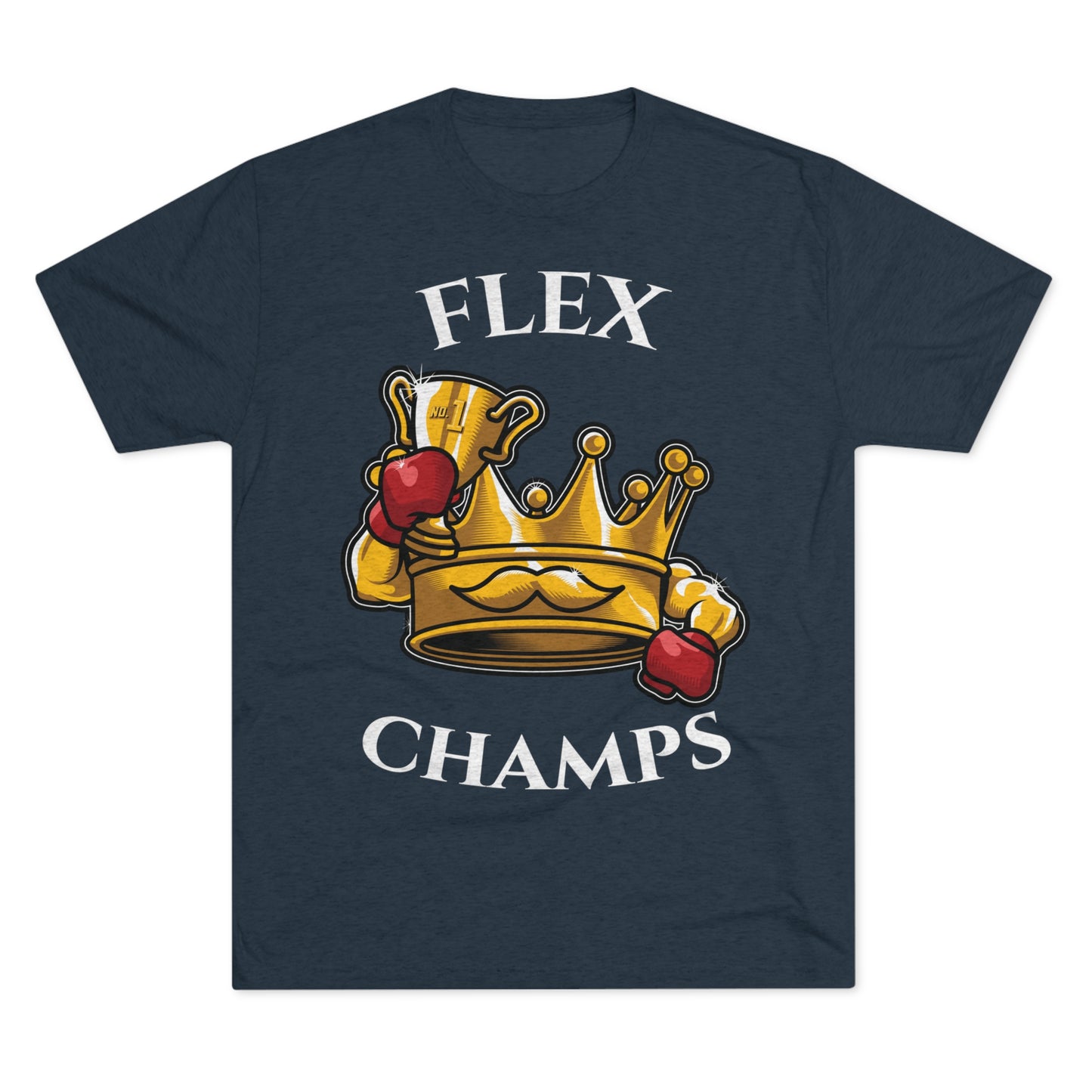 FLEX CHAMPS - PREMIUM SOFT - Unisex Tri-Blend Crew Tee (Next Level 6010)