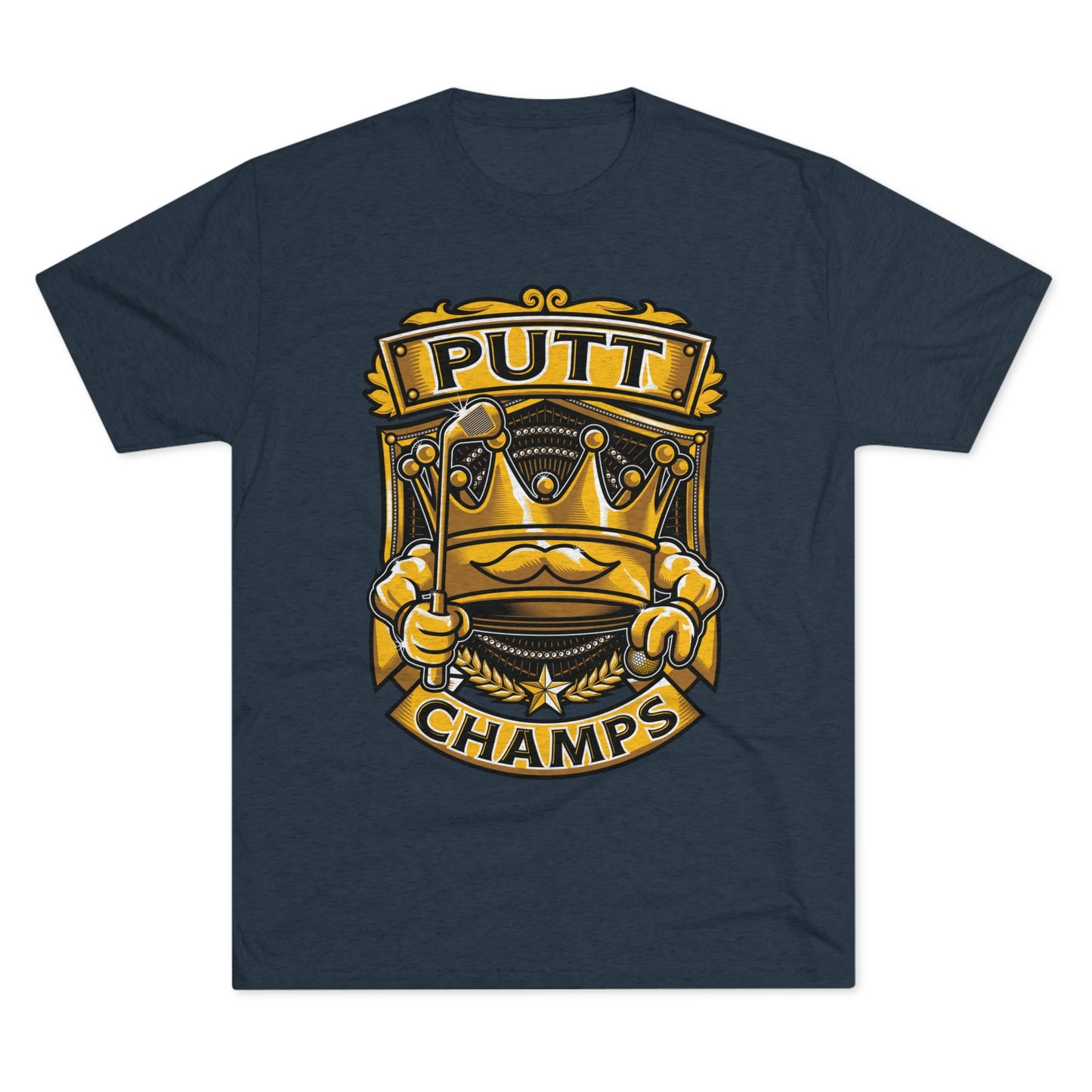 PUTT CHAMPS  - PREMIUM SOFT - Unisex Tri-Blend Crew Tee (Next Level 6010)