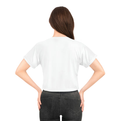 CROSSFIT CHAMPS (White) - Crop Tee (AOP)