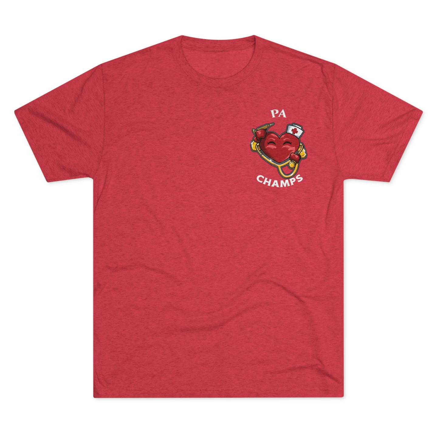PA CHAMPS (Small Logo) - PREMIUM SOFT - Unisex Tri-Blend Crew Tee (Next Level 6010)