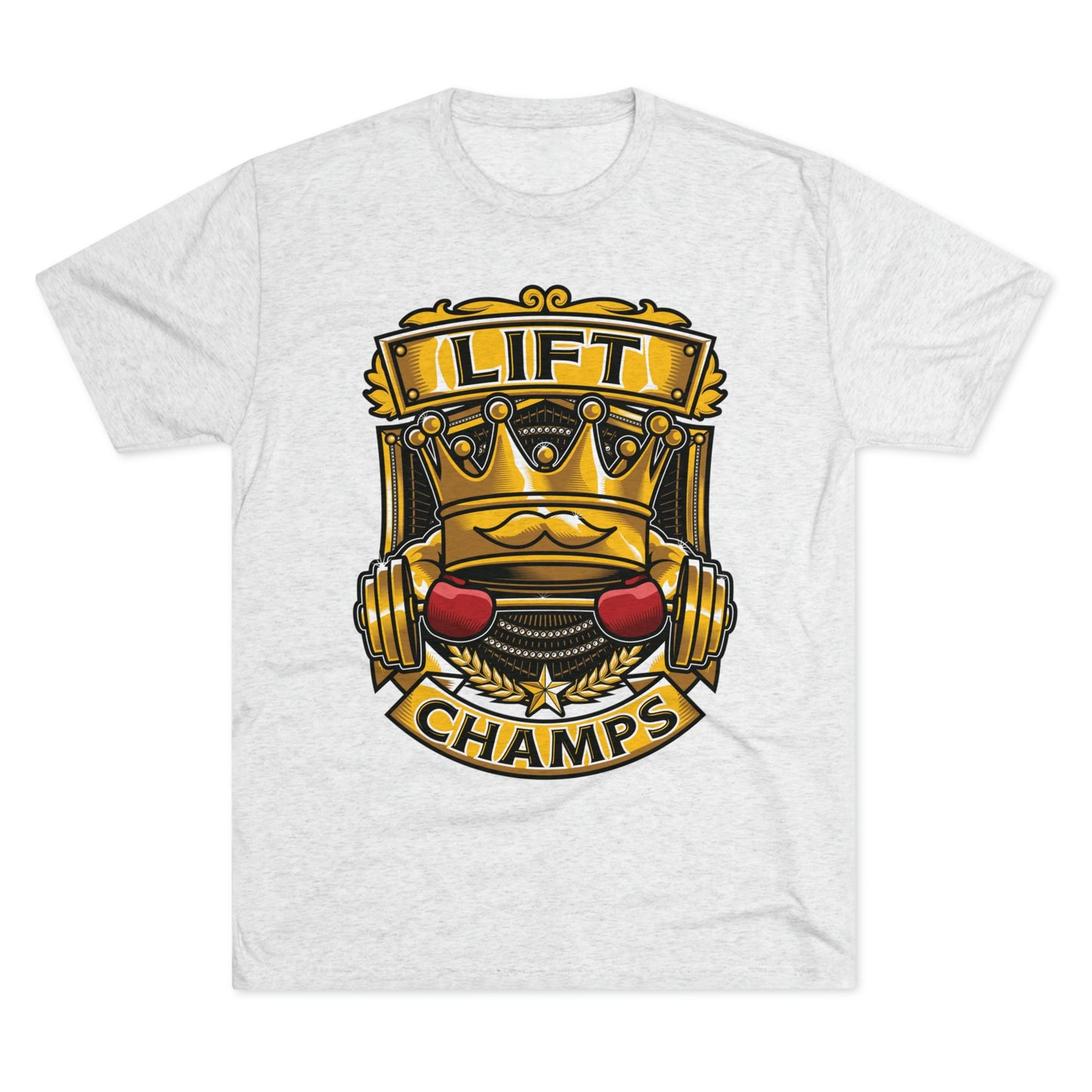LIFT CHAMPS - PREMIUM SOFT - Unisex Tri-Blend Crew Tee (Next Level 6010)