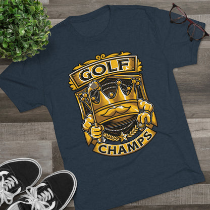 GOLF CHAMPS  - PREMIUM SOFT - Unisex Tri-Blend Crew Tee (Next Level 6010)