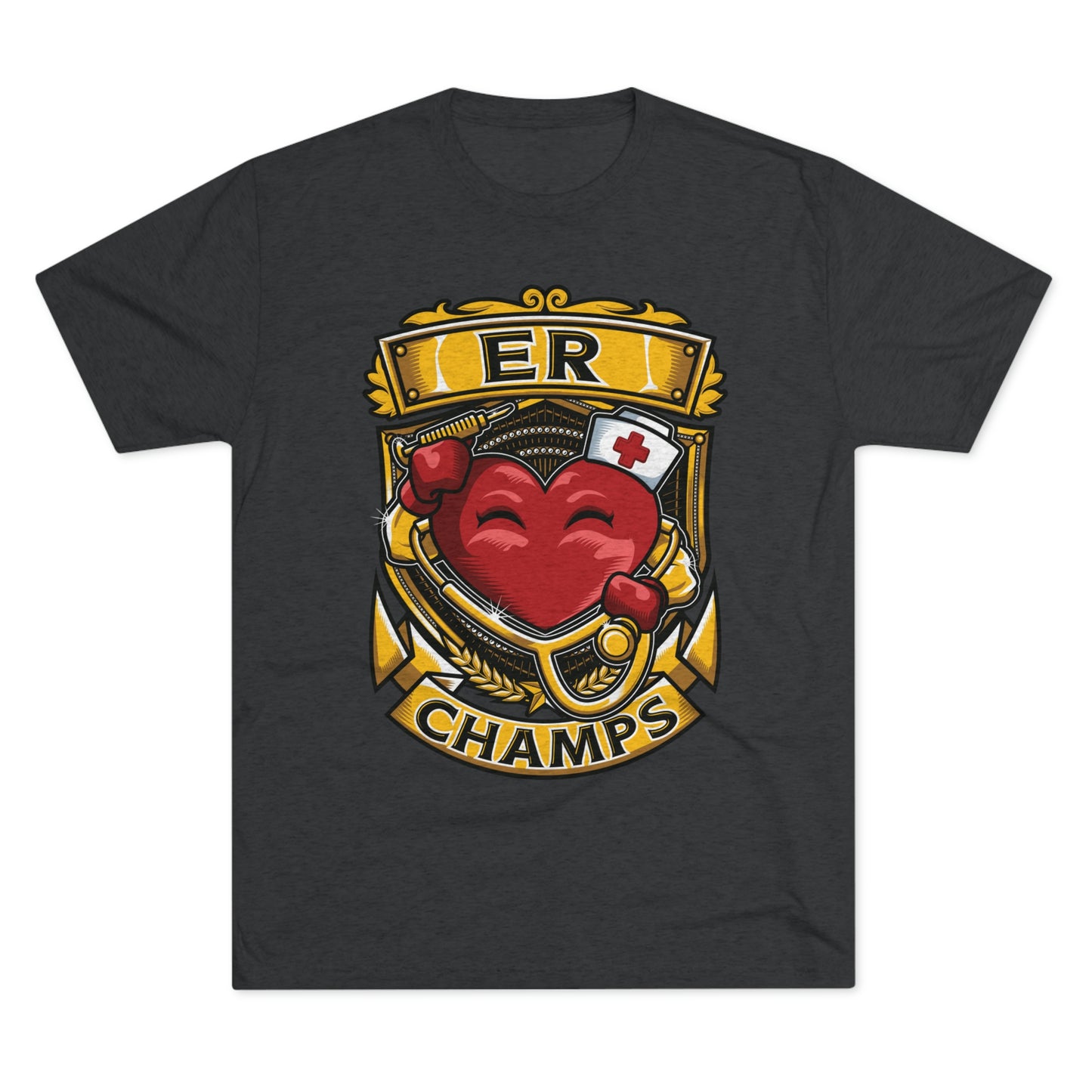 ER CHAMPS - PREMIUM SOFT - Unisex Tri-Blend Crew Tee (Next Level 6010)