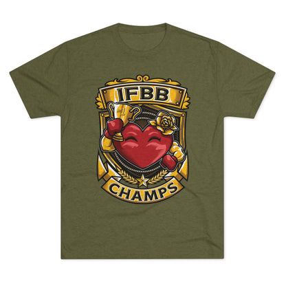 IFBB CHAMPS  - PREMIUM SOFT - Unisex Tri-Blend Crew Tee (Next Level 6010)