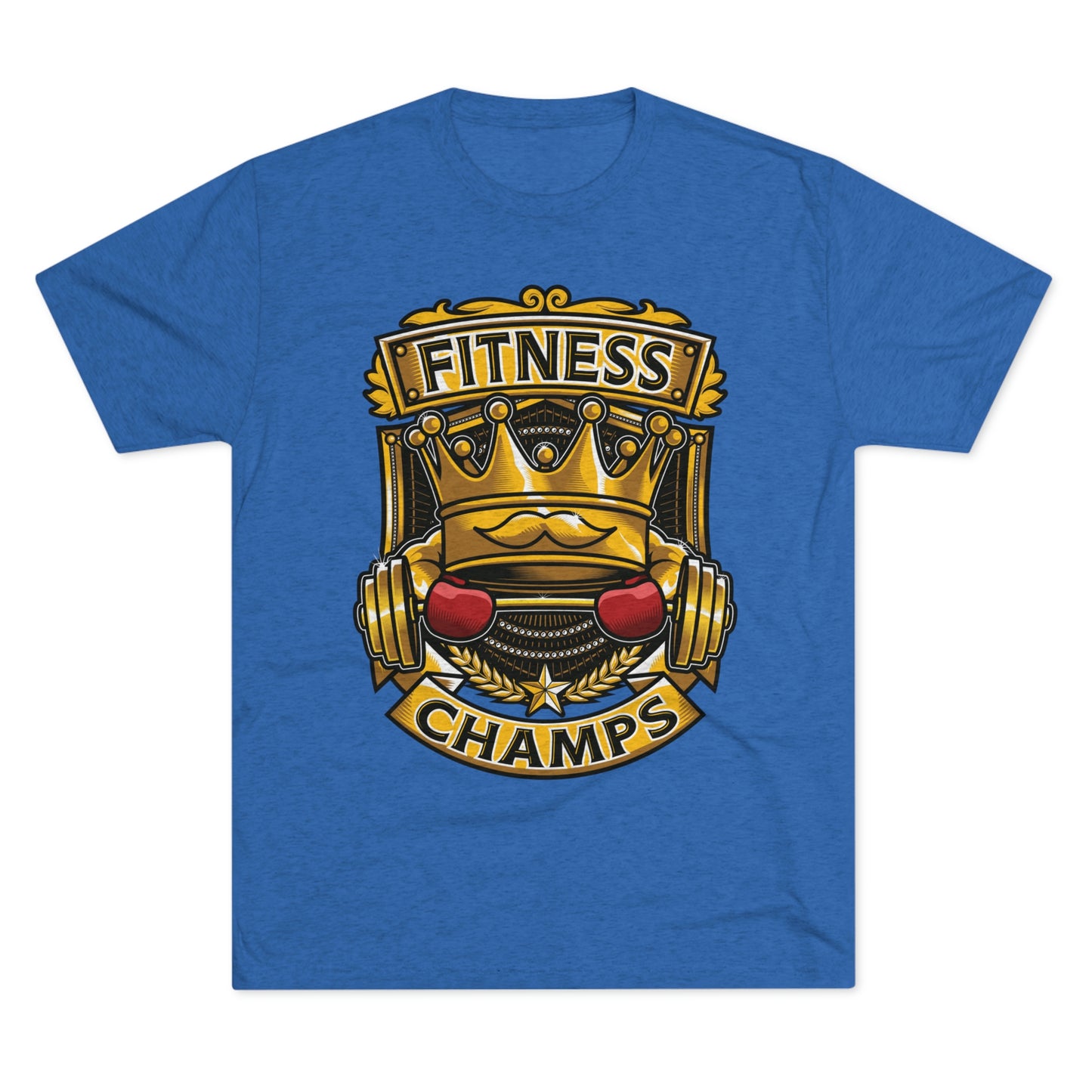 FITNESS CHAMPS - PREMIUM SOFT - Unisex Tri-Blend Crew Tee (Next Level 6010)