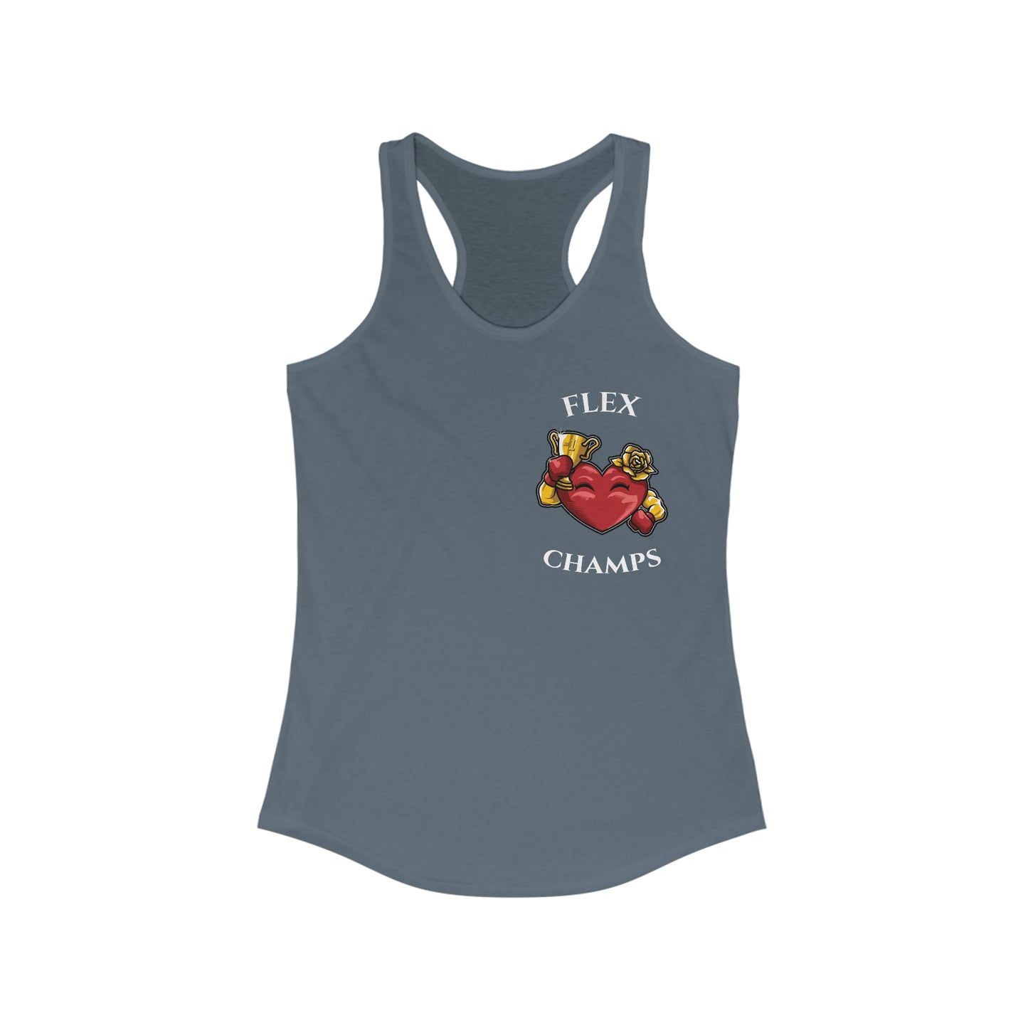 FLEX CHAMPS (Small Logo) - Women's Ideal Racerback Tank