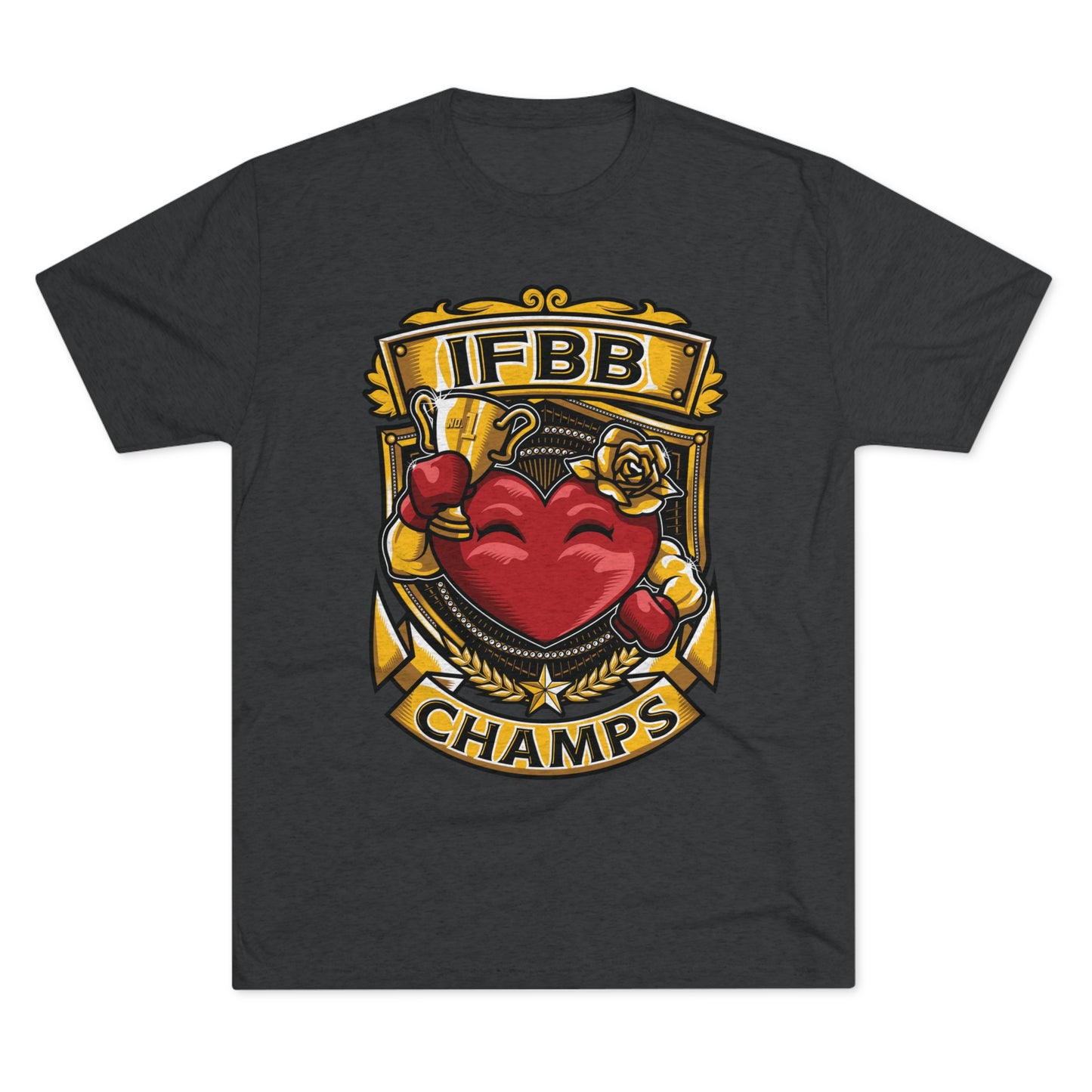 IFBB CHAMPS  - PREMIUM SOFT - Unisex Tri-Blend Crew Tee (Next Level 6010)