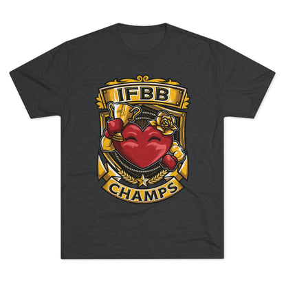 IFBB CHAMPS  - PREMIUM SOFT - Unisex Tri-Blend Crew Tee (Next Level 6010)
