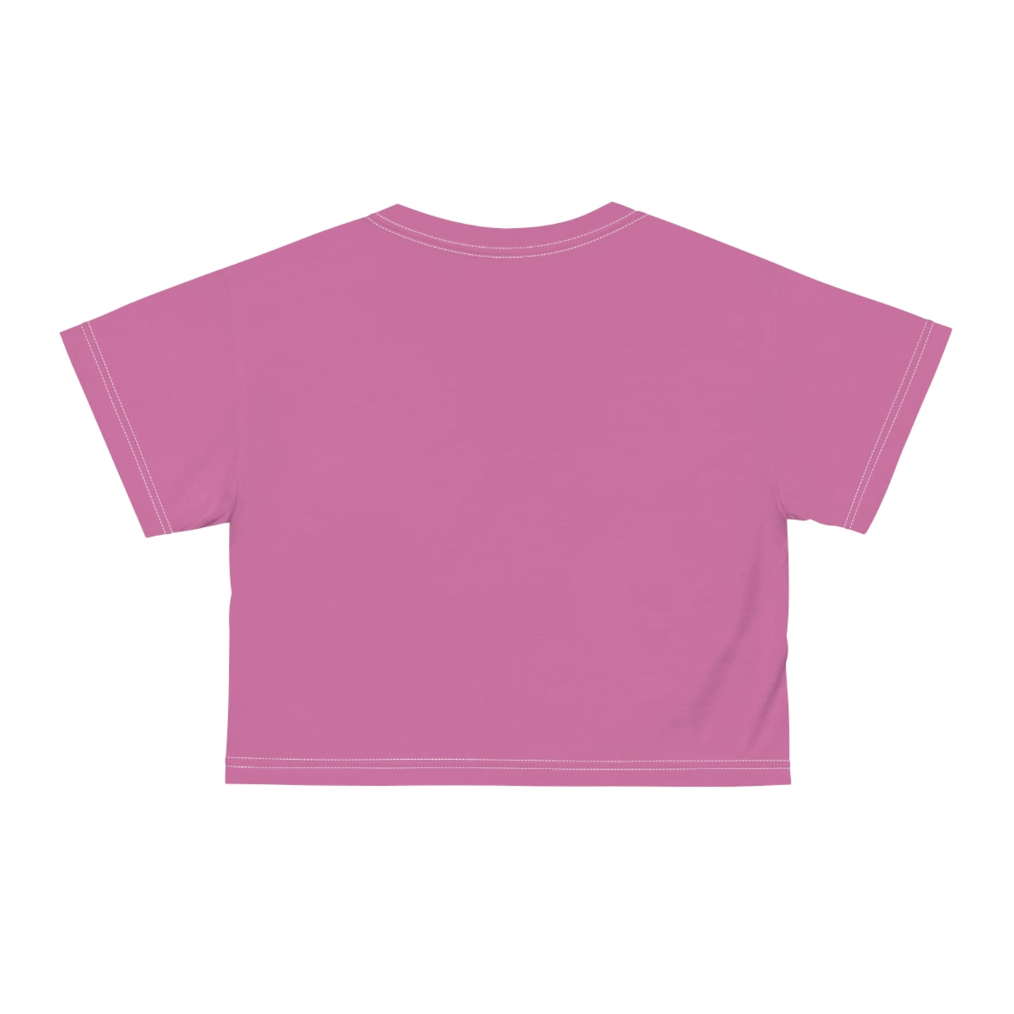 SQUAT CHAMPS (Small Logo Pink) - Crop Tee (AOP)