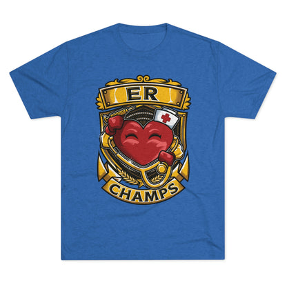 ER CHAMPS - PREMIUM SOFT - Unisex Tri-Blend Crew Tee (Next Level 6010)