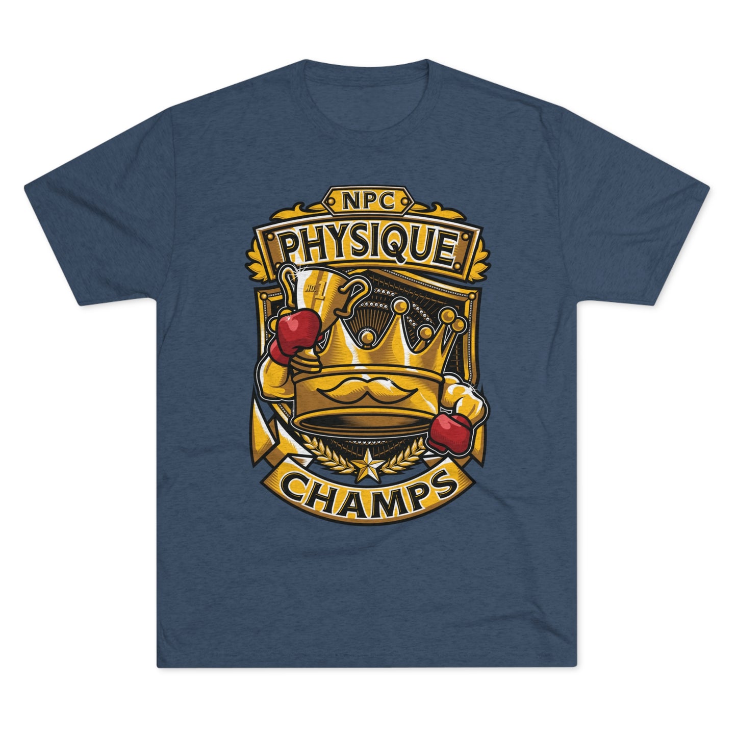 NPC PHYSIQUE CHAMPS  - PREMIUM SOFT - Unisex Tri-Blend Crew Tee (Next Level 6010)