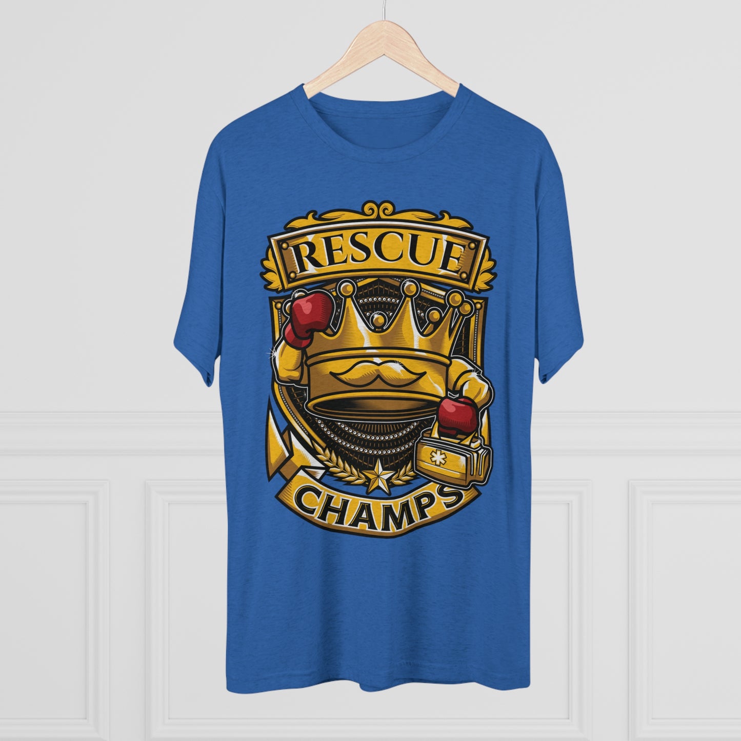 RESCUE CHAMPS  - PREMIUM SOFT - Unisex Tri-Blend Crew Tee (Next Level 6010)